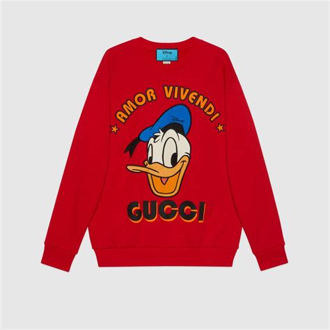 gucci donald duck sweatshirt replica|disney gucci shoes 2017.